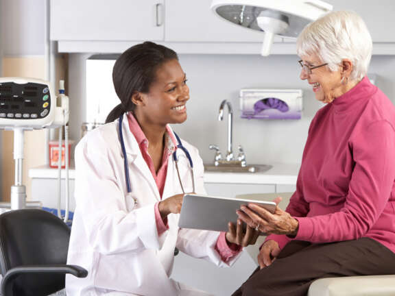 Doctor and Patient Bonding in Exam Room